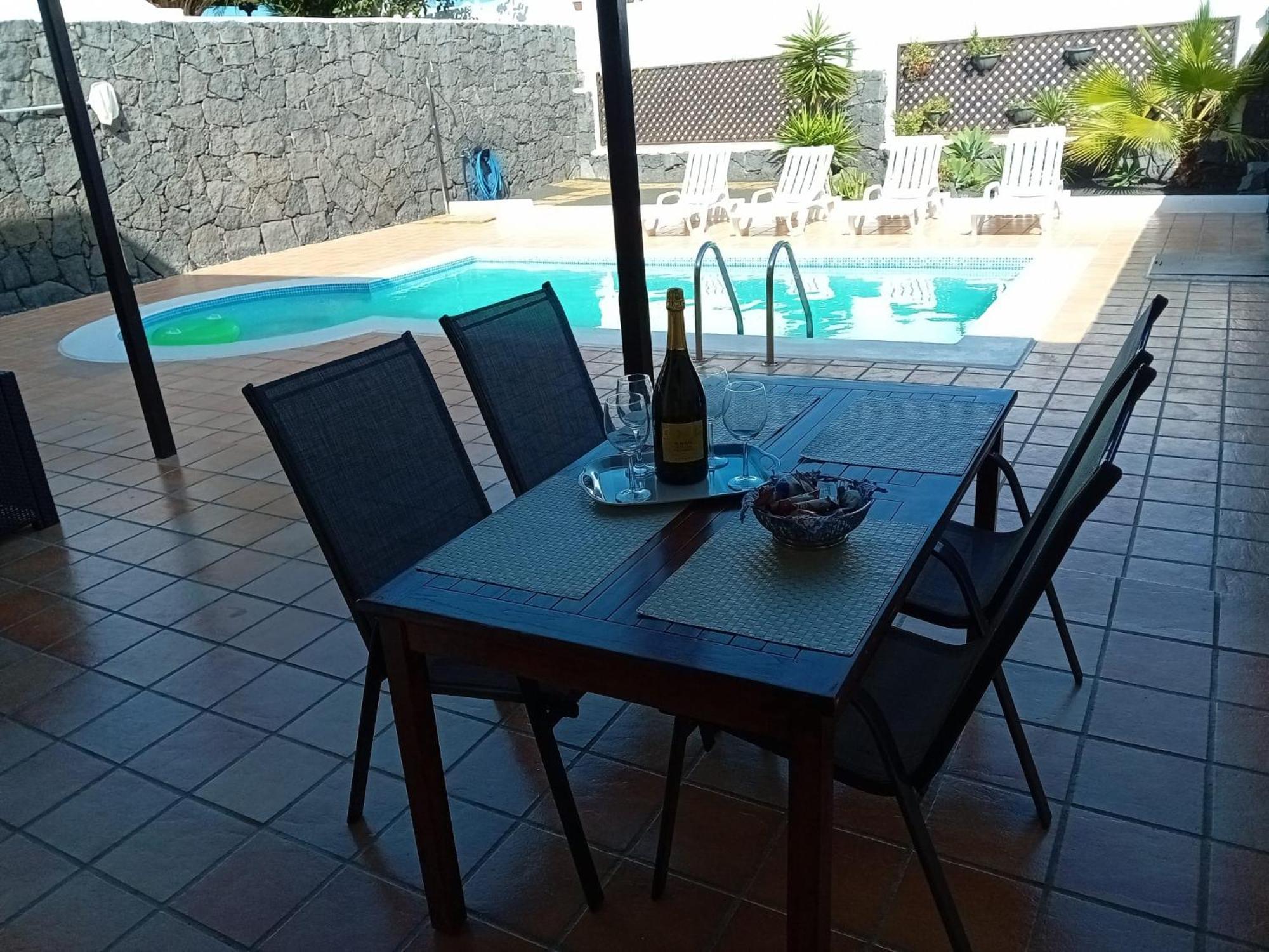 Villa Adel 56, Private Heated Pool, Parking Playa Blanca  Rom bilde